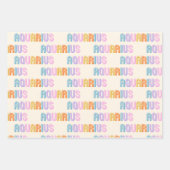 Waterman sterrenbeeld Inpakpapier Set van 3 Vel (Voorkant 3)