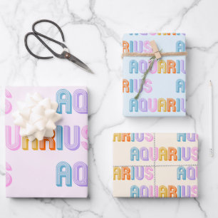 Waterman sterrenbeeld Inpakpapier Set van 3 Vel