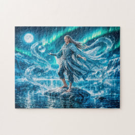Waterman Sterrenbeeld met Magiër en Maanlicht Legpuzzel