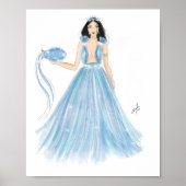 Waterman, sterrenbeeld, mode schets, poster (Voorkant)