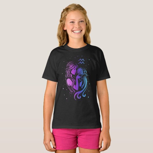 Waterman sterrenbeeld T-shirt (Voorkant volledig)
