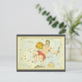 Waterman,  sterrenbeeld, Urania's Mirror Briefkaart (Staand voorkant)