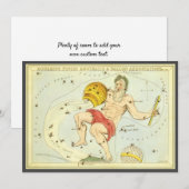 Waterman, sterrenbeeld, Urania's Mirror Kaart (Voorkant / Achterkant)