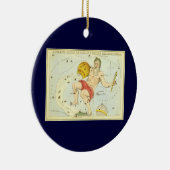 Waterman, sterrenbeeld, Urania's Mirror Keramisch Ornament (Rechts)