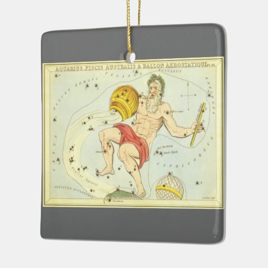 Waterman,  sterrenbeeld, Urania's Mirror Keramisch Ornament (Links)