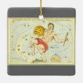 Waterman,  sterrenbeeld, Urania's Mirror Keramisch Ornament (Achterkant)