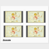 Waterman, sterrenbeeld, Urania's Mirror Rechthoekige Sticker (Vel)