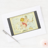Waterman, sterrenbeeld, Urania's Mirror Rechthoekige Sticker (Envelop)