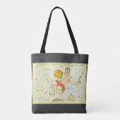 Waterman, sterrenbeeld, Urania's Mirror Tote Bag (Achterkant)