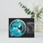 Waterman Sterrenbeeld Verjaardagsansichtkaart Briefkaart (Staand voorkant)