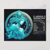 Waterman Sterrenbeeld Verjaardagsansichtkaart Briefkaart (Voorkant)