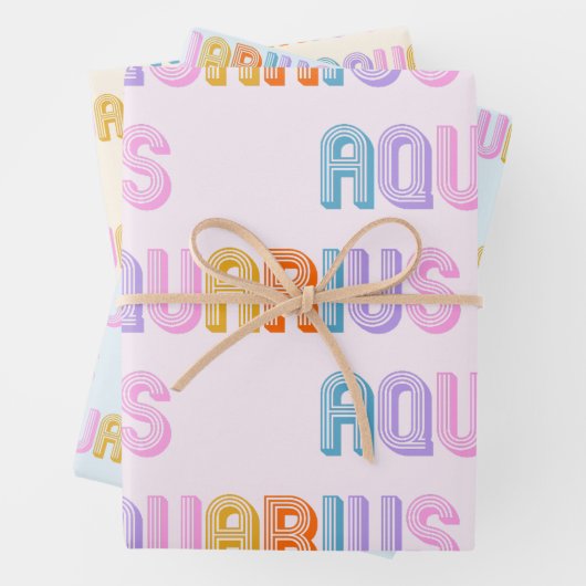 Waterman sterrenbeeld Verpakking Papier Blad Set v Inpakpapier Vel (In situ)