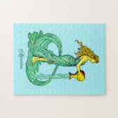 Waterman sterrenbeeld, vrouw met stromend water legpuzzel (Horizontaal)