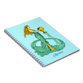 Waterman sterrenbeeld, vrouw met stromend water notitieboek (Rechterzijde)