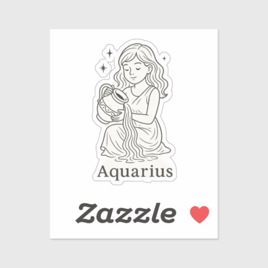 Waterman Sticker voor Vrouwen (Vel)