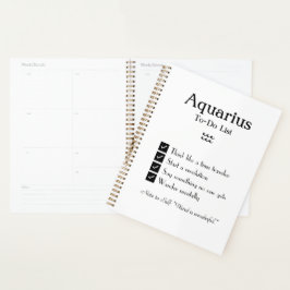 Waterman – takenlijst planner