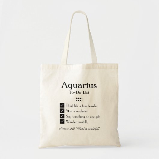 Waterman – takenlijst tote bag (Voorkant)