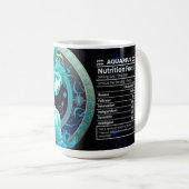 Waterman-thema voedingswaarde koffiemok (Voorkant rechts)