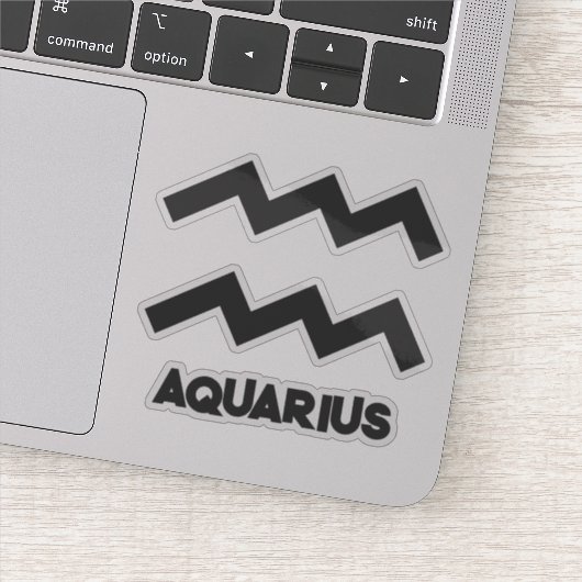 Waterman Vet Zodiac Sterrenbeeld Horoscoop Aangepa Sticker (Detail)