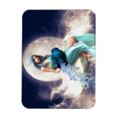 Waterman - Vrouw die water uit een kruik giet Magneet (Verticaal)