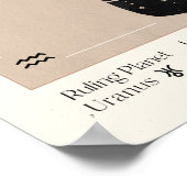 Waterman Vrouwelijk Zodiac Poster (Hoek)