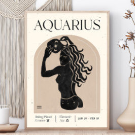 Waterman Vrouwelijk Zodiac Poster