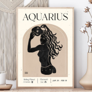 Waterman Vrouwelijk Zodiac Poster