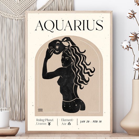 Waterman Vrouwelijk Zodiac Poster
