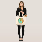 Waterman & Vuur Geit Grote Tote Bag (Voorkant (model))