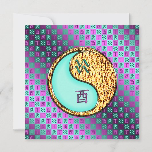 Waterman & Vuur Haan Kaart (Voorkant)