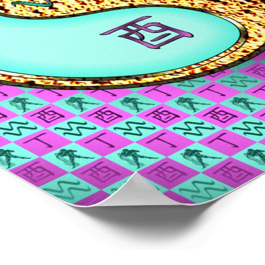 Waterman & Vuur Haan Poster (Hoek)