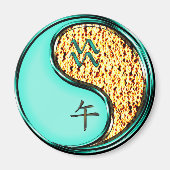 Waterman & Vuur Paard Magneet (Voorkant)