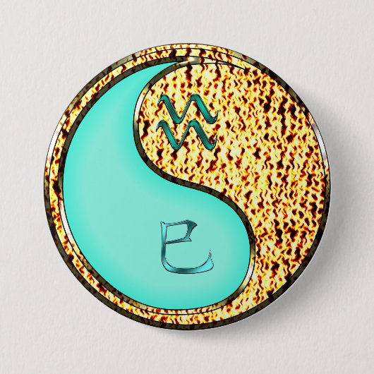 Waterman & Vuur Slang Ronde Button 7,6 Cm (Voorkant)