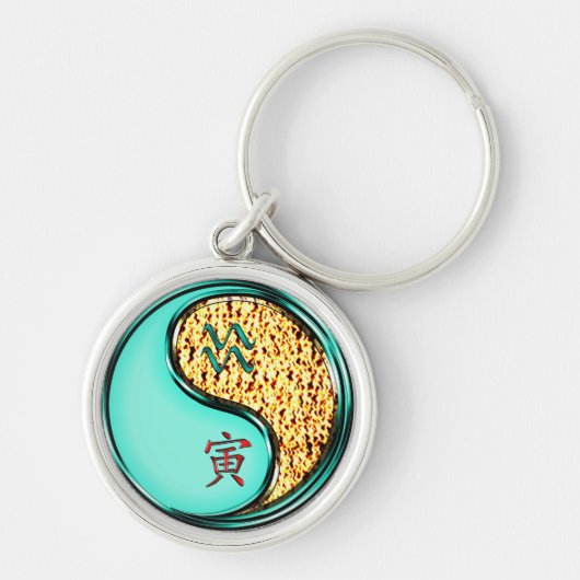 Waterman & Vuur Tijger Sleutelhanger (Voorkant)