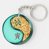 Waterman & Vuur Tijger Sleutelhanger (Achterkant)