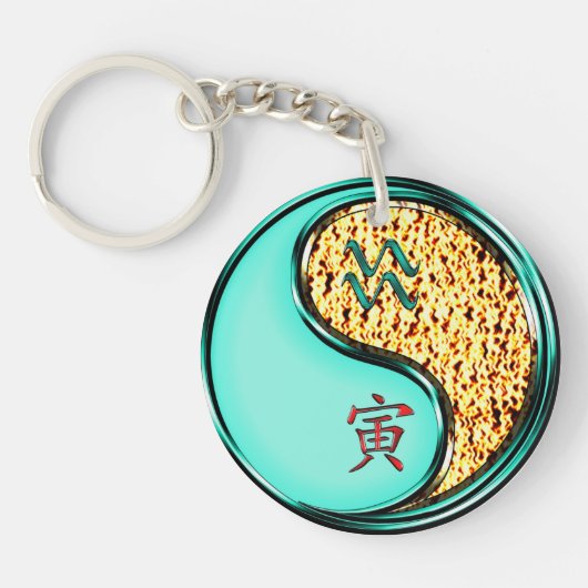 Waterman & Vuur Tijger Sleutelhanger (Voorkant)