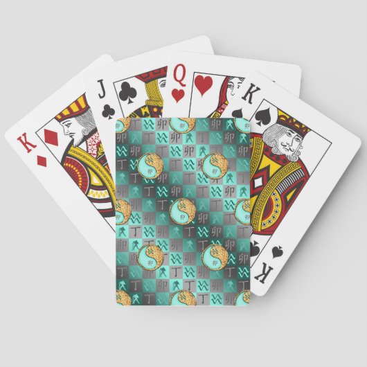 Waterman & Vuurkonijn Pokerkaarten (Achterkant)