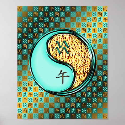 Waterman & Vuurpaard Poster (Voorkant)