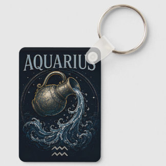 Waterman Watendrager Dierenriem Astrologie Symbool Sleutelhanger