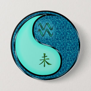 Waterman & Water Geit Ronde Button 7,6 Cm