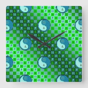 Waterman & Water Geit Vierkante Klok