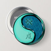 Waterman & Water Hond Ronde Button 7,6 Cm (Voorkant /achterkant)