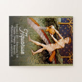 Waterman Waterdrager Zodiac teken Verjaardagsfeest Legpuzzel (Horizontaal)
