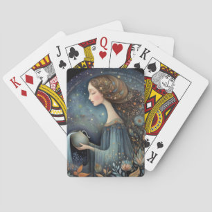 Waterman Waterman Dierenriem Astrologie Verjaardag Pokerkaarten