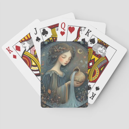 Waterman Waterman Sterrenbeeld Verjaardag Pokerkaarten (Achterkant)