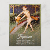 Waterman Waterman Sterrenbeeld Verjaardagsfeestje Briefkaart (Voorkant)