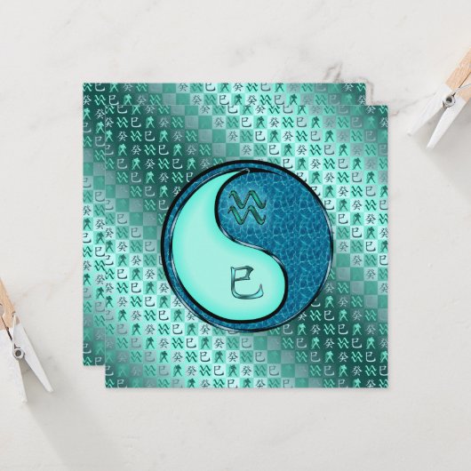 Waterman & Waterslang Kaart (Voorkant / Achterkant in situ)