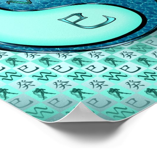 Waterman & Waterslang Poster (Hoek)