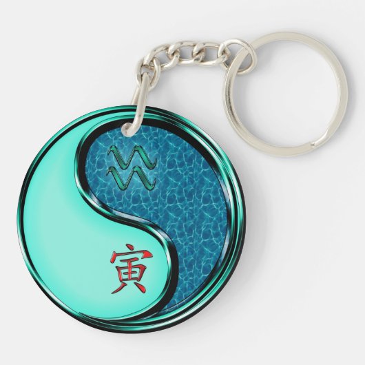 Waterman & Watertijger Sleutelhanger (Achterkant)