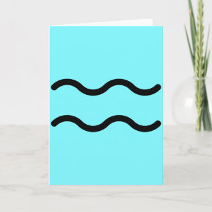 Waterman Wenskaart Kaart